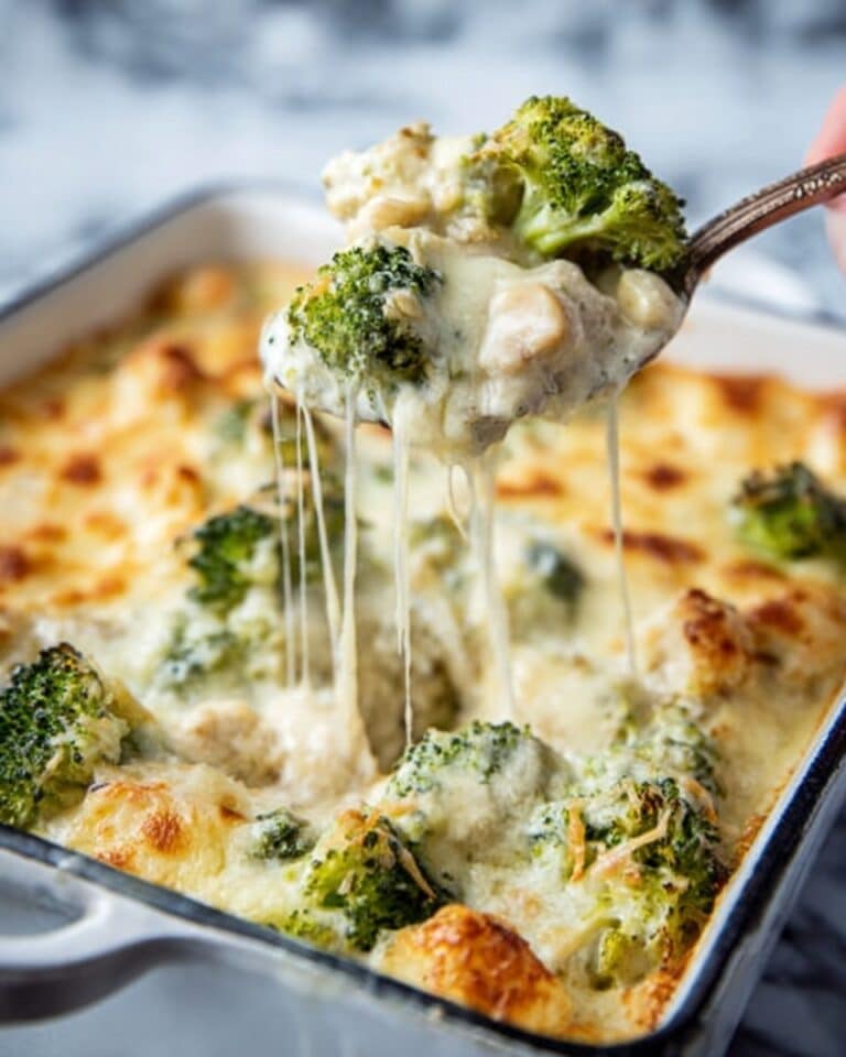 Keto Chicken Alfredo Casserole Recipe