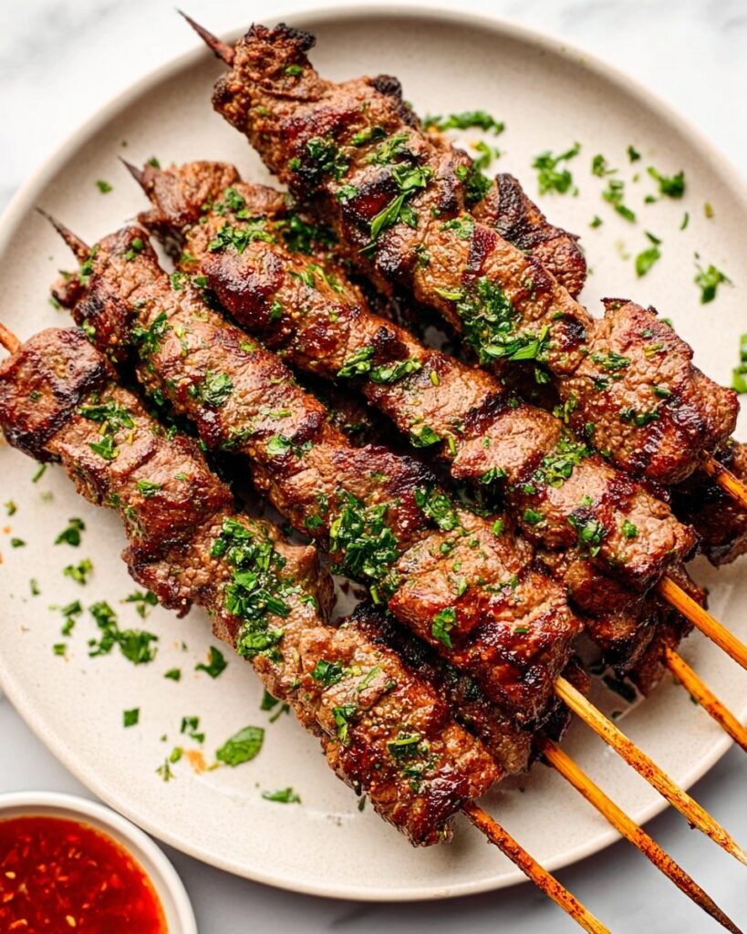 Greek Beef Souvlaki Recipe
