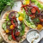 Grilled Skirt Steak Gyros Recipe