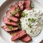 Steak with Tzatziki Sauce Recipe