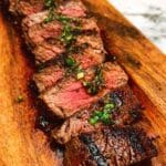 Grilled Flank Steak with Greek Marinade Recipe