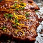 Sheet Pan Steak Gyros with Feta Tzatziki Sauce Recipe