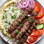Juicy Beef Kafta Kabobs Recipe