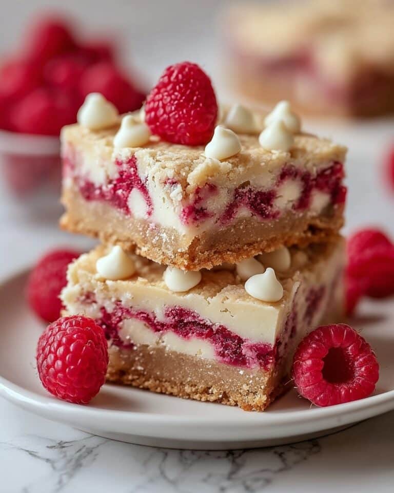 Raspberry White Chocolate Blondies Recipe