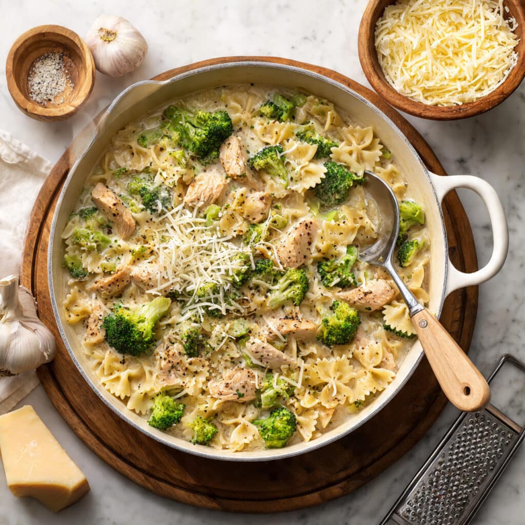 30-Minute Chicken Broccoli Alfredo Recipe