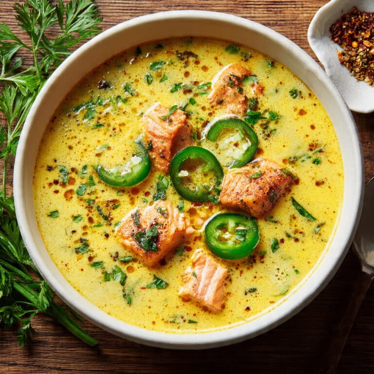 Creamy Blackened Salmon Chowder Recipe