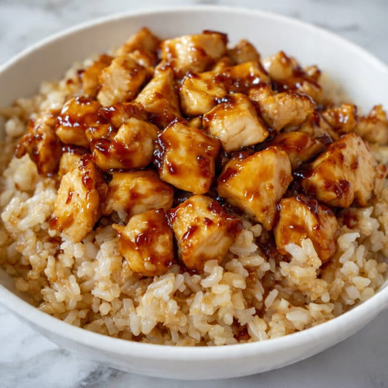 One-Pan Honey BBQ Chicken Rice Recipe