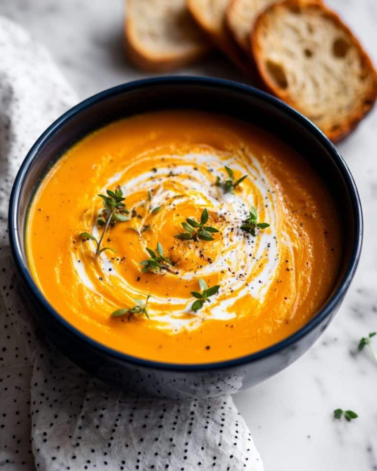 Butternut Squash Ginger Soup Recipe