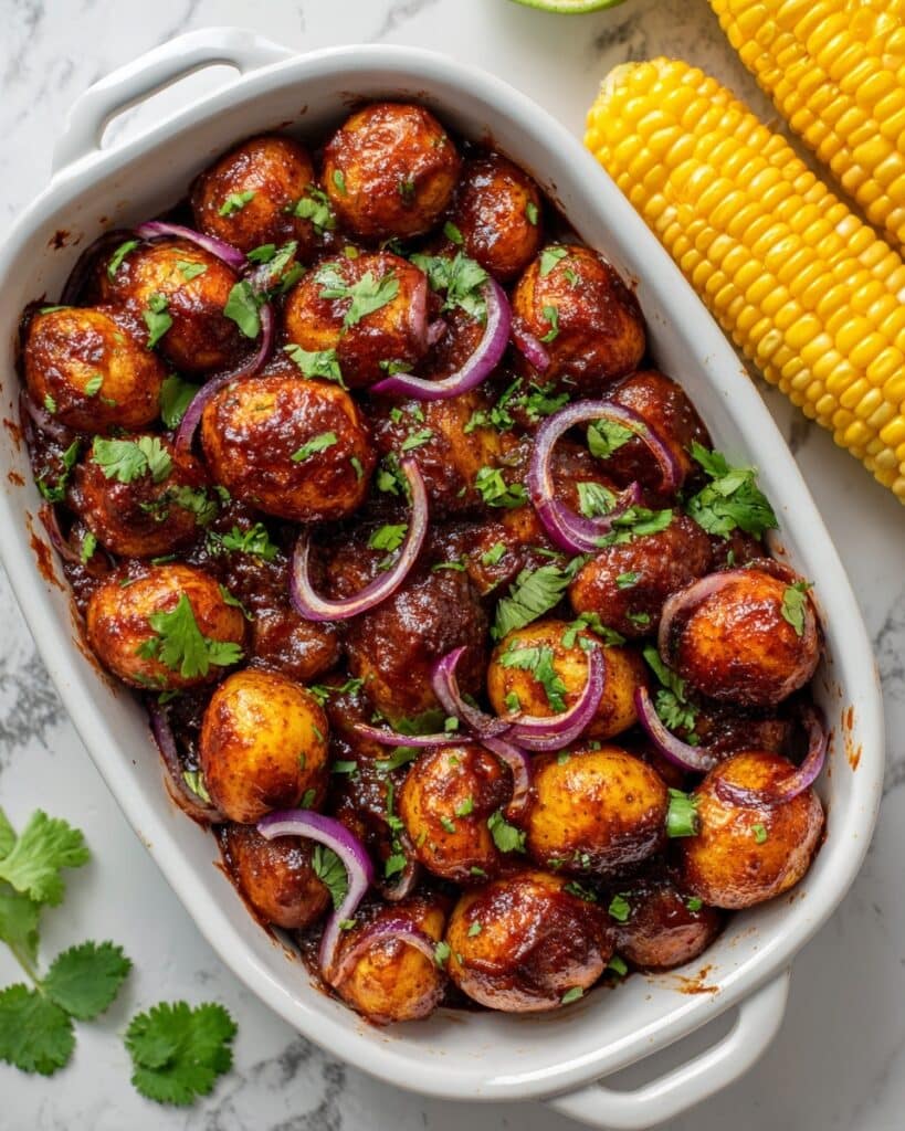 BBQ Chicken and Potato Bake Recipe