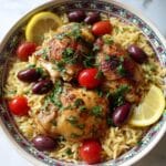 Mediterranean Chicken and Rice Bake Recipe