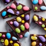 Valentine’s Day Chocolate Bark with Sprinkles, Marshmallows, and Conversation Hearts Recipe