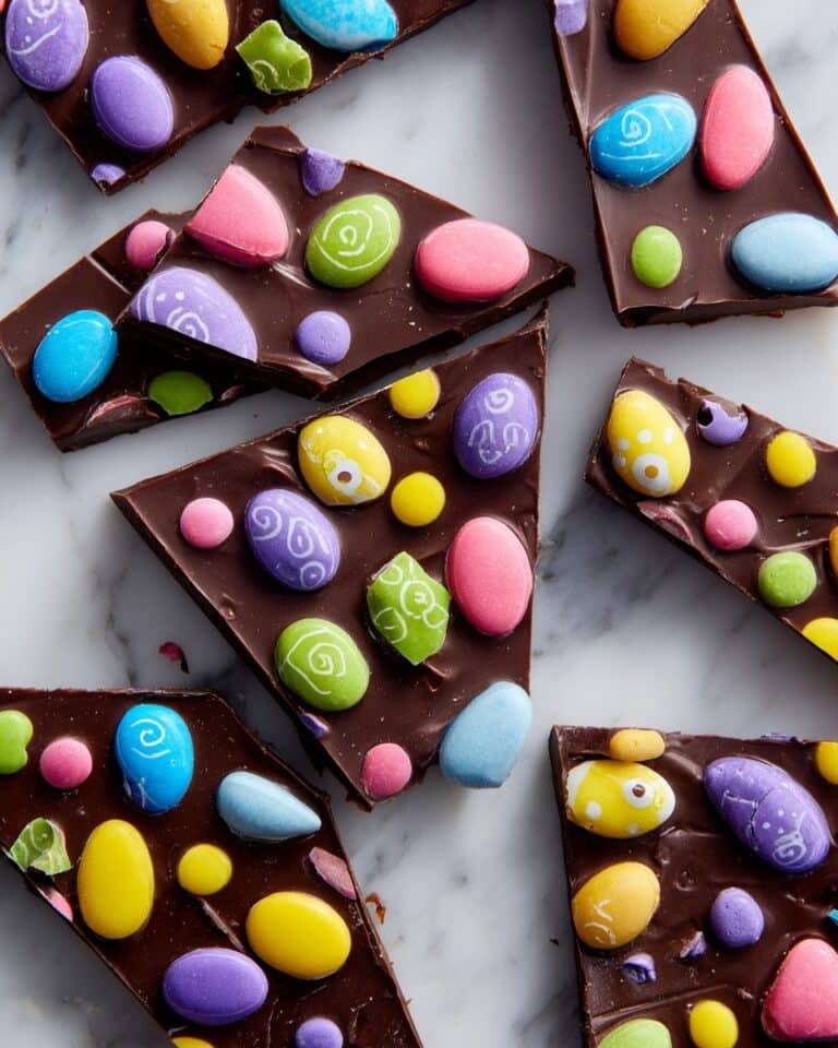 Valentine’s Day Chocolate Bark with Sprinkles, Marshmallows, and Conversation Hearts Recipe