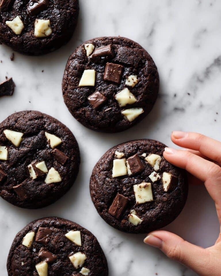 Triple Chocolate Cherry Cookies Recipe