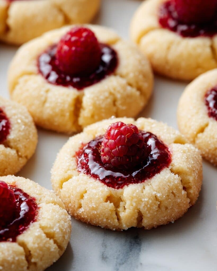 Best Lemon Raspberry Thumbprint Cookies Recipe