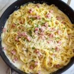 Creamy Avocado Carbonara with Smoked Beef Recipe