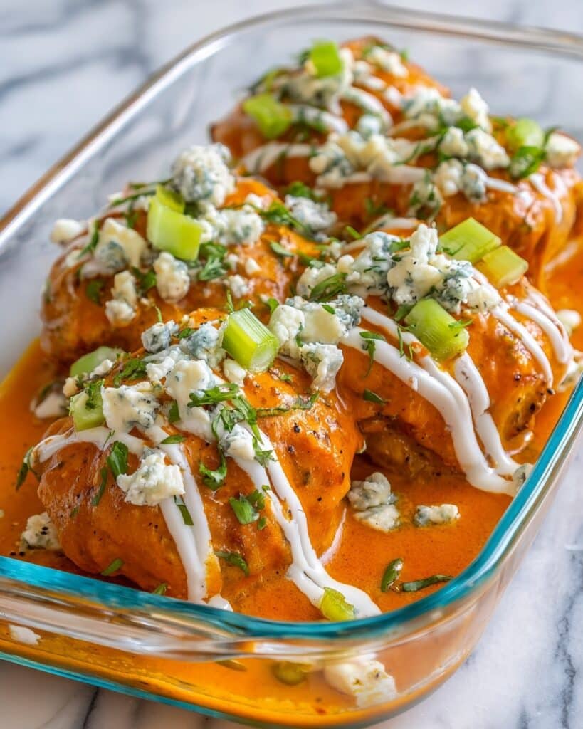 Buffalo Ranch Chicken Bake Recipe