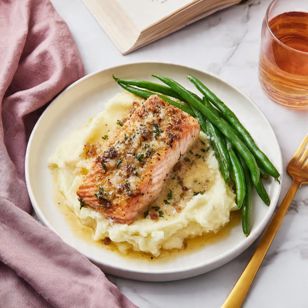 Petunia Dursley’s Salmon with Lemon Caper Butter Sauce Recipe