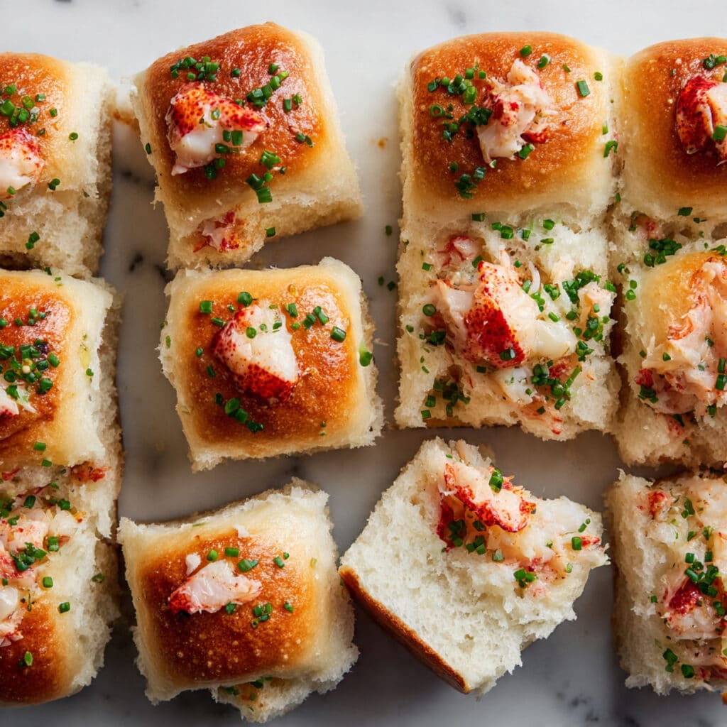 Pull Apart Lobster Sliders with Garlic Chive Butter Recipe