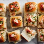 Pull Apart Lobster Sliders with Garlic Chive Butter Recipe