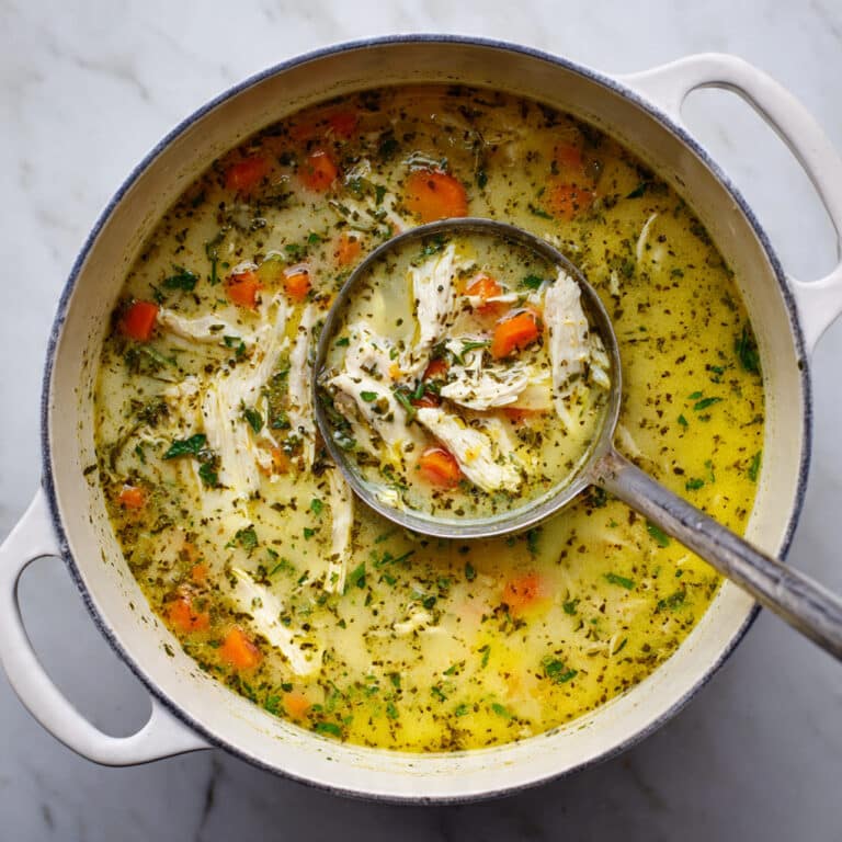 Lemon Chicken Orzo Soup Recipe