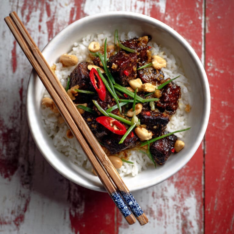 Healthier 25 Minute Kung Pao Chicken Recipe