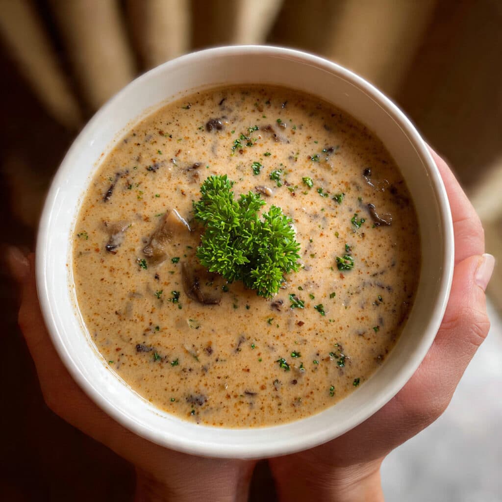 Homemade Cream of Mushroom Soup Recipe
