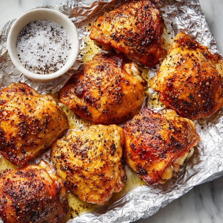 Crispy Baked Chicken Thighs Recipe