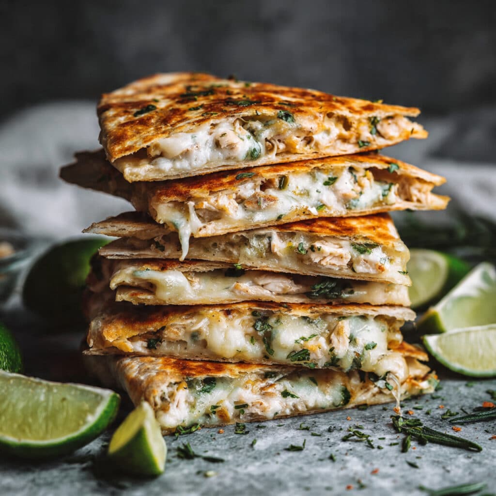 Cilantro-Lime Chicken Quesadillas Recipe