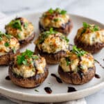 Garlic Parmesan Stuffed Mushrooms Recipe