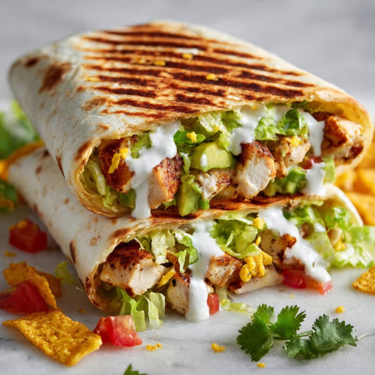 Chicken and Avocado Ranch Burritos Recipe