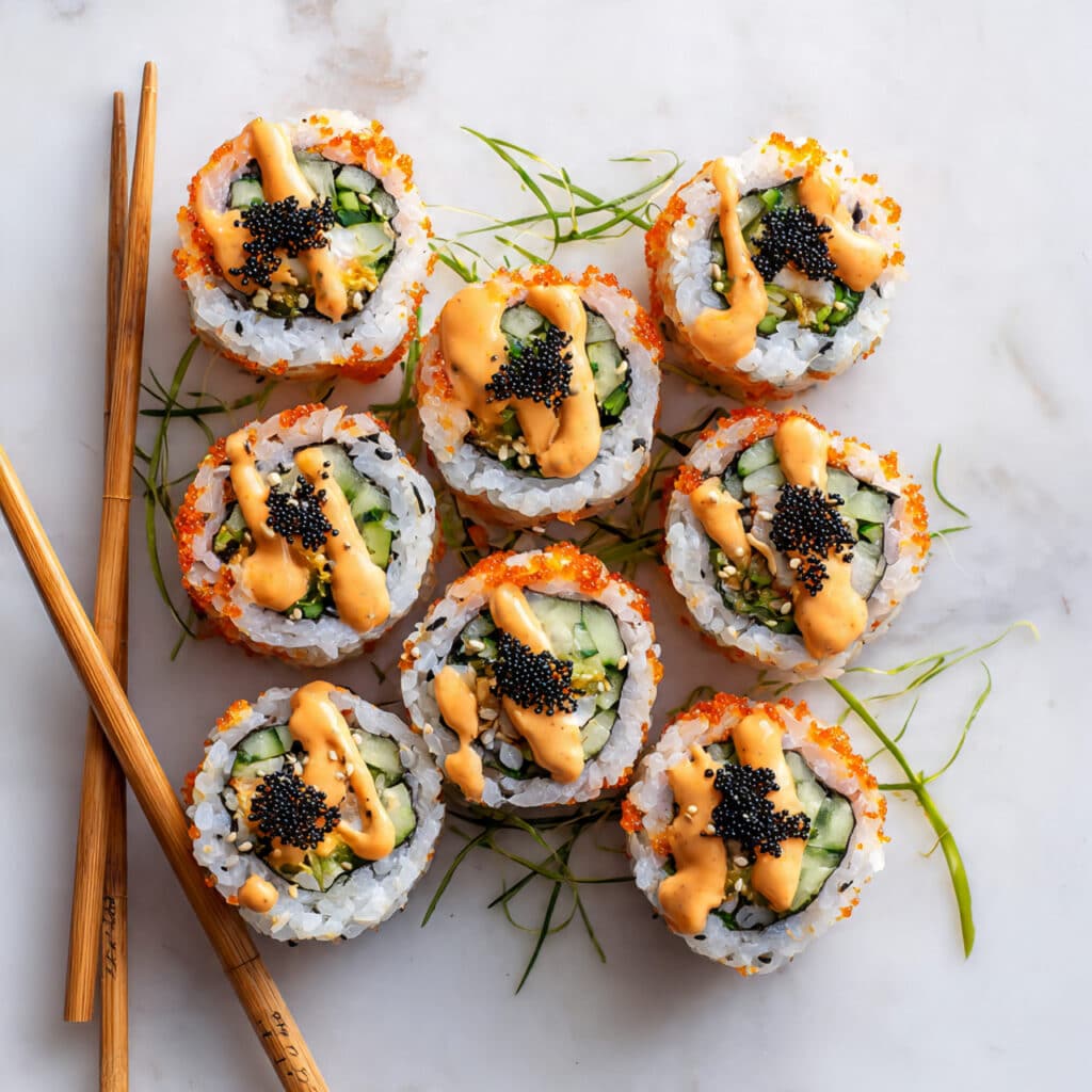 Spicy Salmon Rolls Recipe