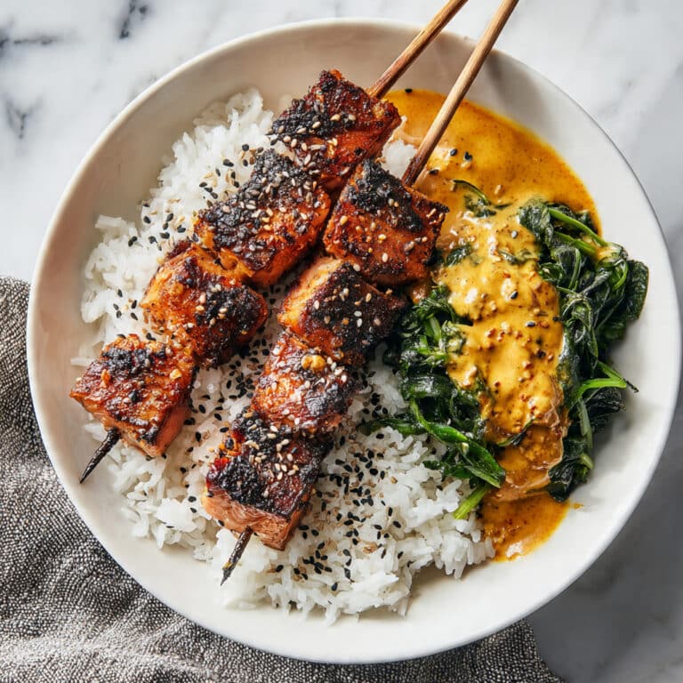 Gochujang Salmon Bites with Spicy Kimchi Mayo Recipe