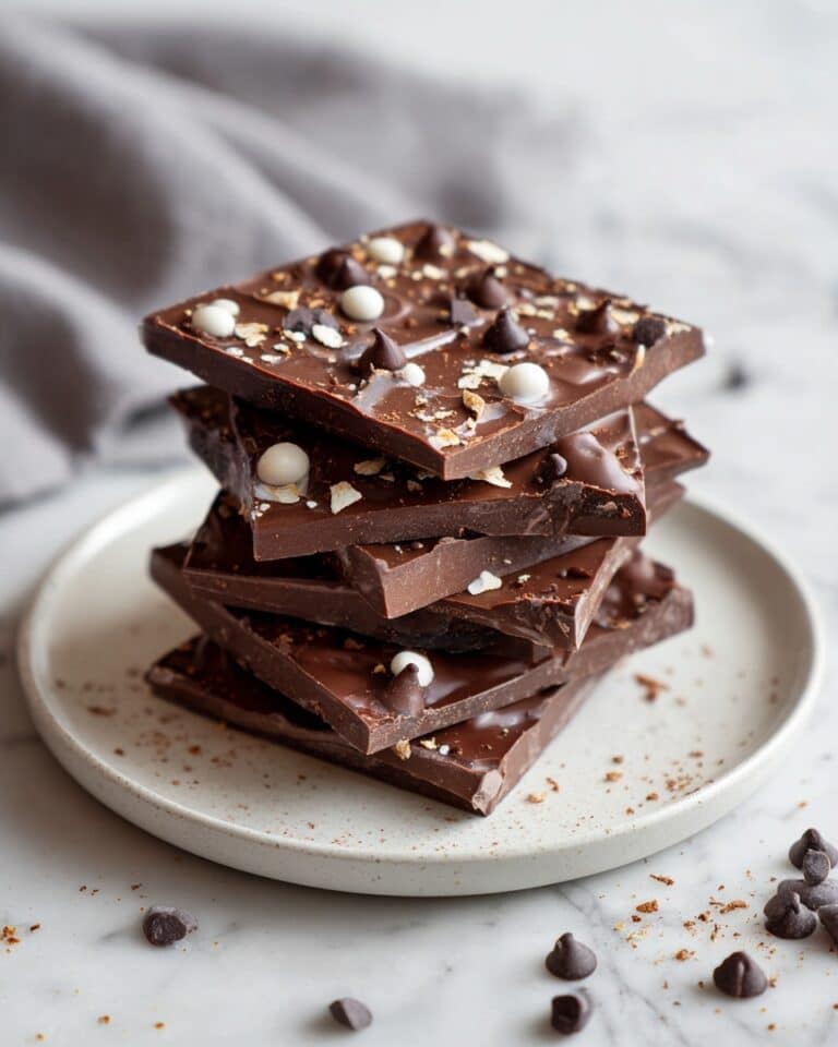 Creamy Chocolate Frozen Yogurt Bark Recipe