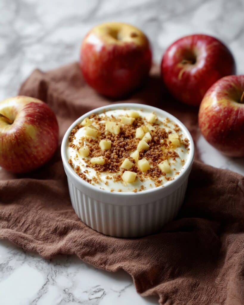 4-Ingredient Cottage Cheese Apple Dip Recipe