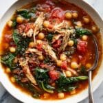 Hearty Chicken and Chickpea Soup with Warm Spices Recipe