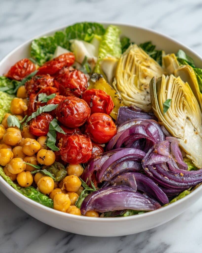 Tuscan Artichoke Tomato Salad Recipe