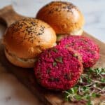 Beet & Goat Cheese Latkes Recipe