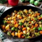 One-Pan Apple Cider Chicken and Brussels Sprouts Recipe