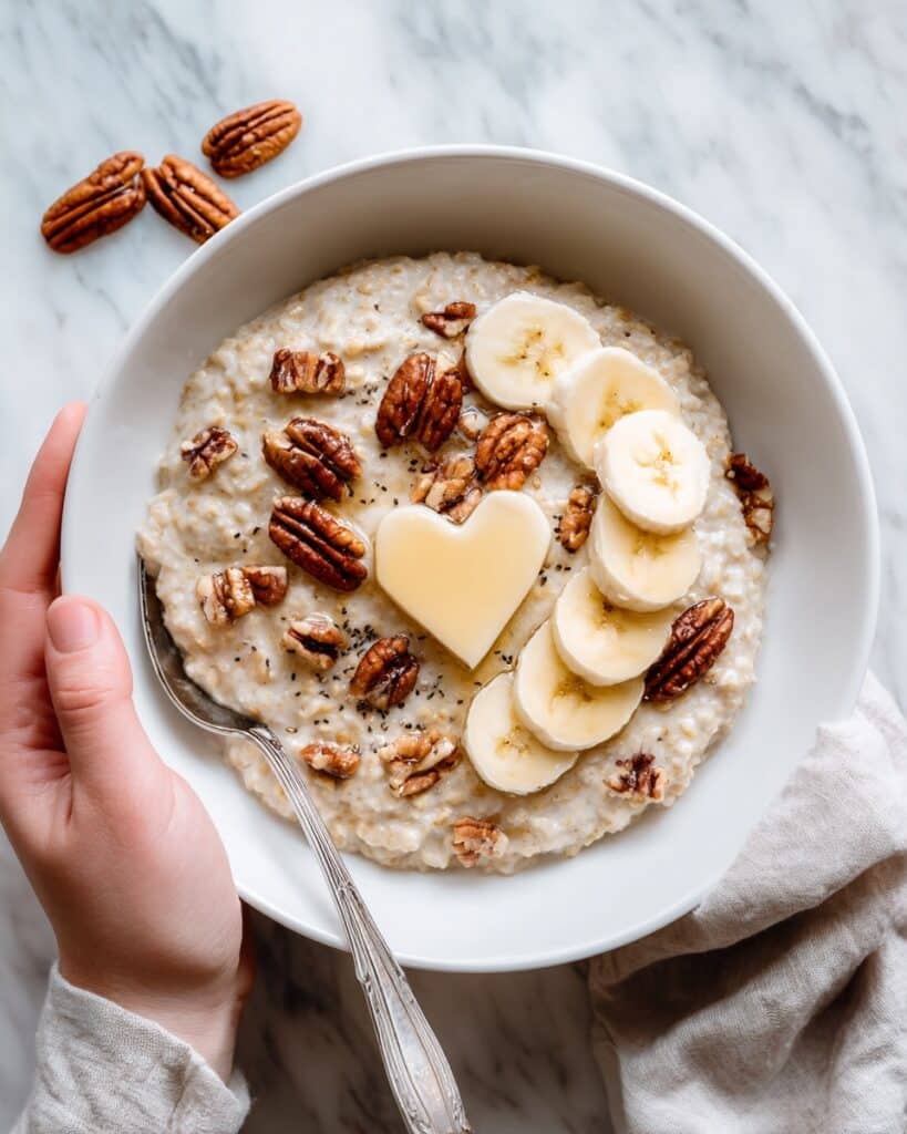 Creamy Apple Baked Oatmeal with Healthy Caramel Sauce Recipe