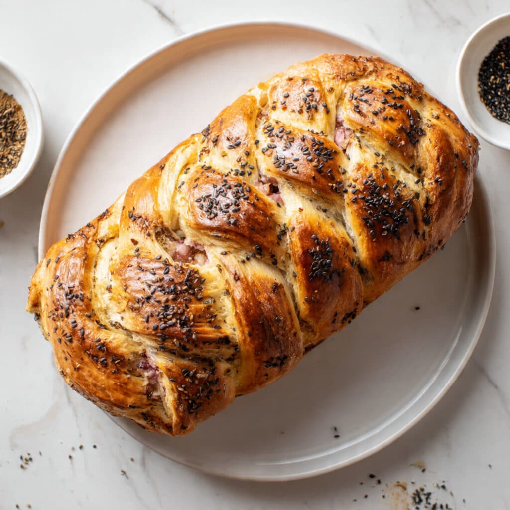 Chicken Bread Roll with Creamy Chicken Filling Recipe