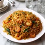 Fragrant Shrimp Scallion Oil Lo Mein Recipe