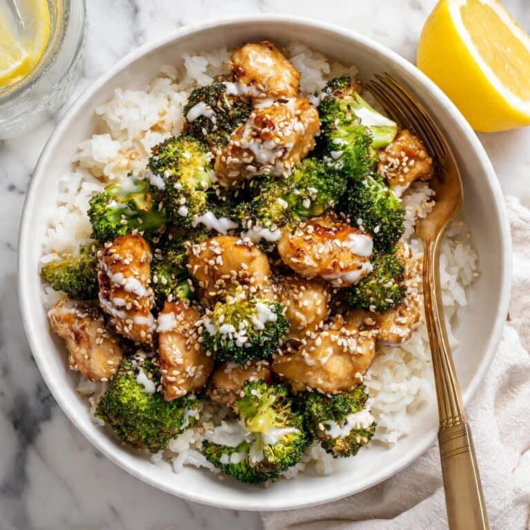 Sticky Chicken Rice Bowls Recipe