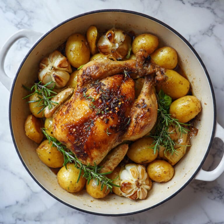 Oven Roasted Chicken with Potatoes Recipe