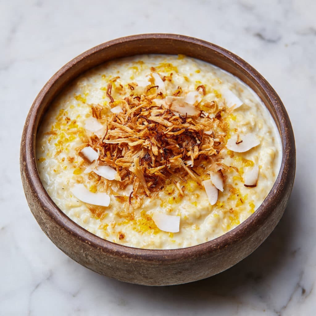 Ginger Shreds & Egg Congee: A Warm and Soothing Comfort Breakfast Recipe