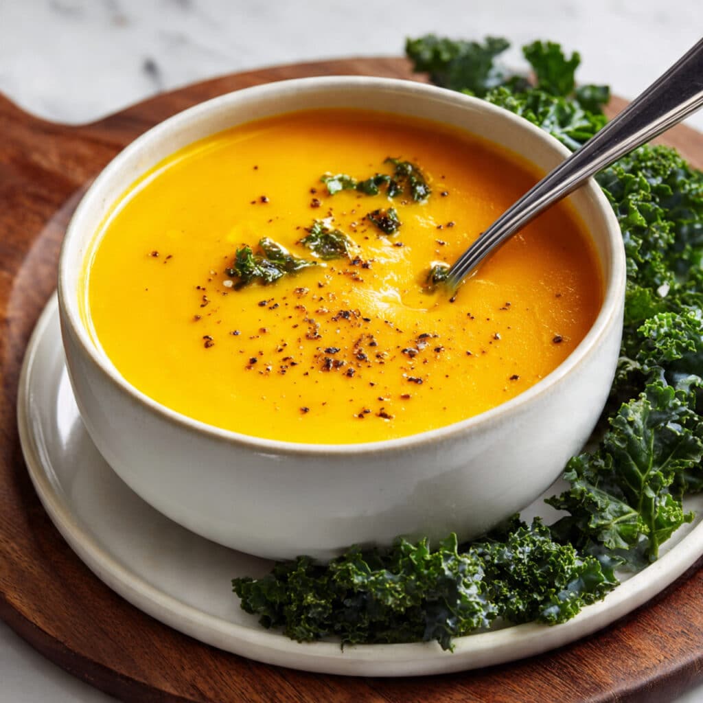 Roasted Carrot and Ginger Soup Recipe