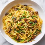 Egg Mushroom Savory Noodles Recipe