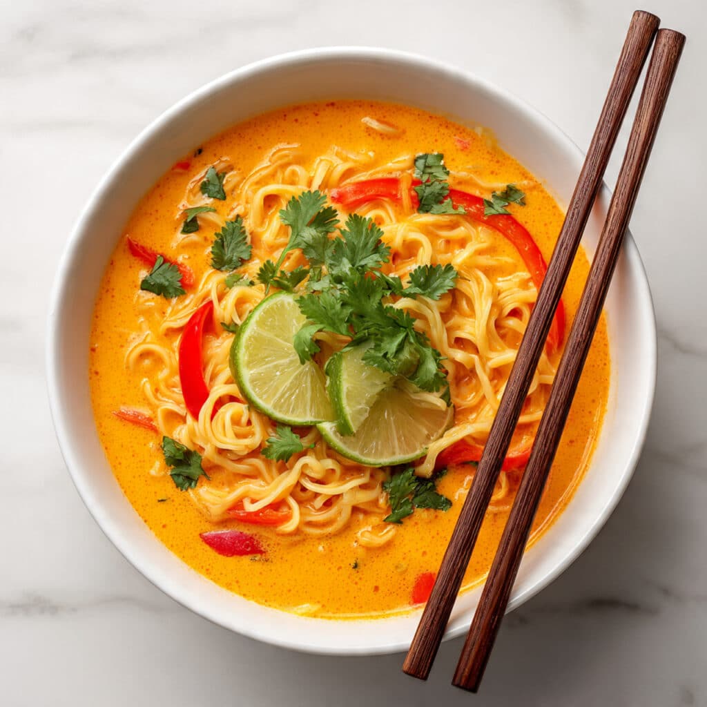 Creamy Chicken Ramen Soup Recipe
