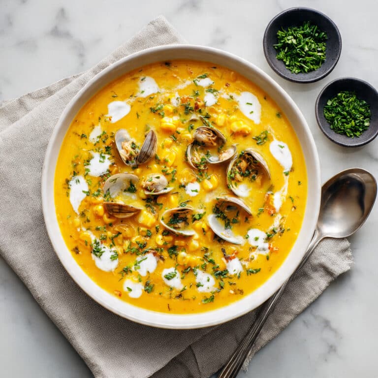 Sweet Potato and Corn Clam Chowder Recipe