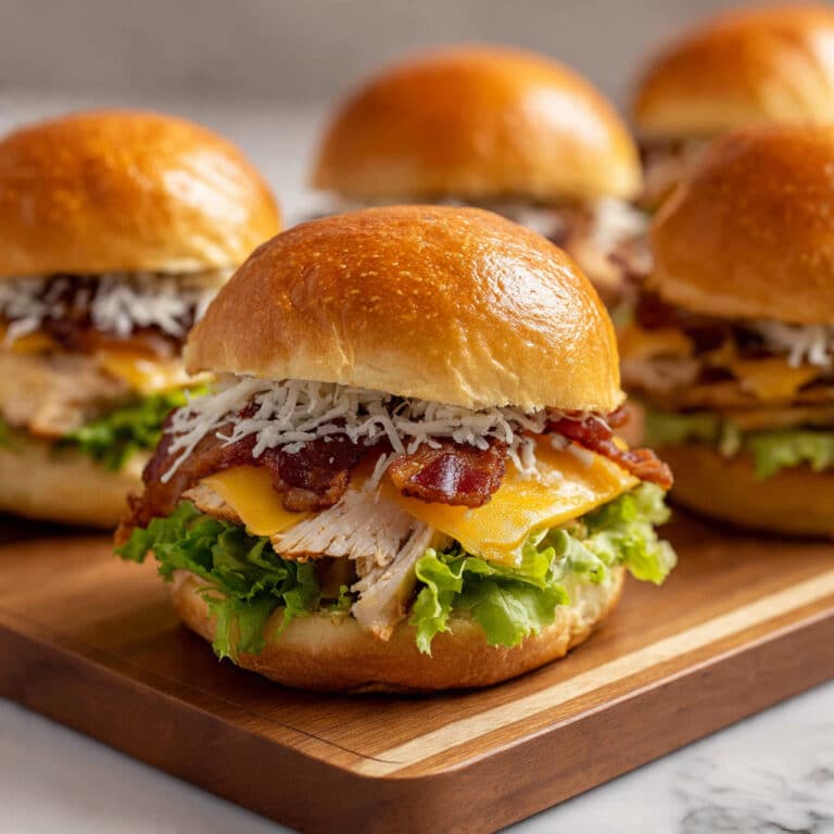 Maple Chicken Bacon Sliders Recipe