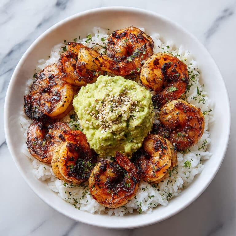 Grilled Shrimp Rice Bowl with Lemon Recipe